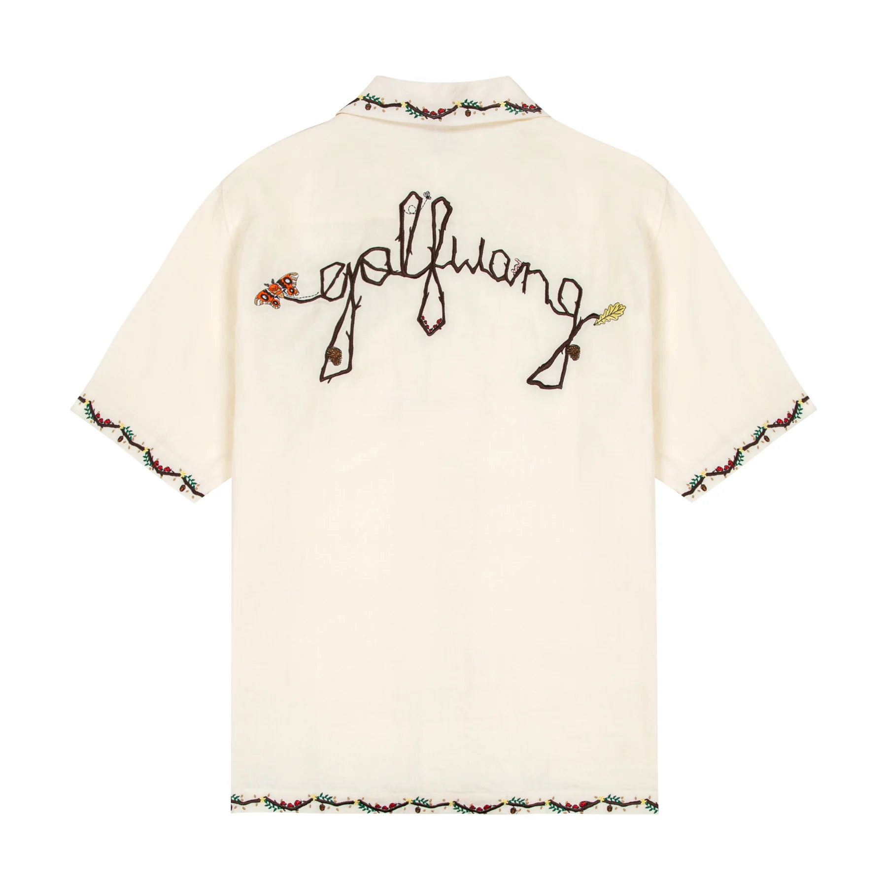 AUTUMN LINEN BUTTON UP by GOLF WANG
