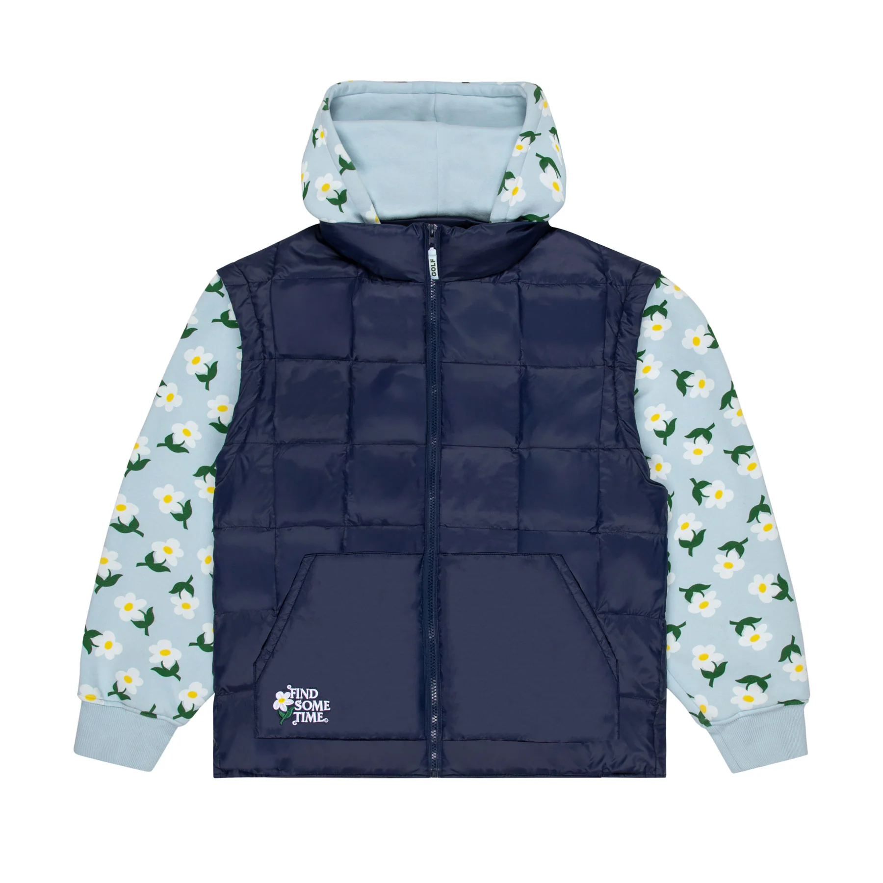 FIND SOME TIME HOODIE PUFFER VEST by GOLF WANG - Image 8