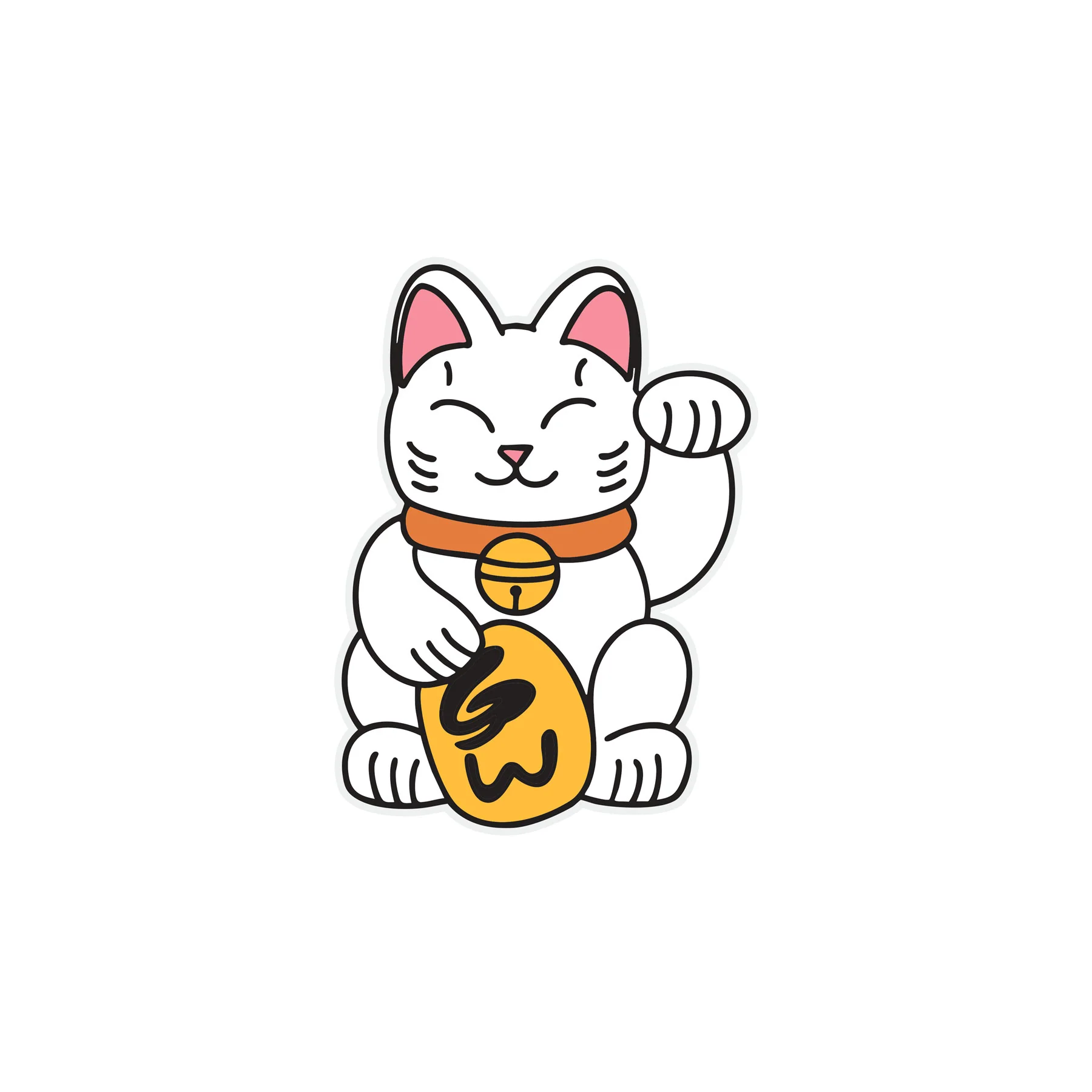FORTUNE STICKER by GOLF WANG
