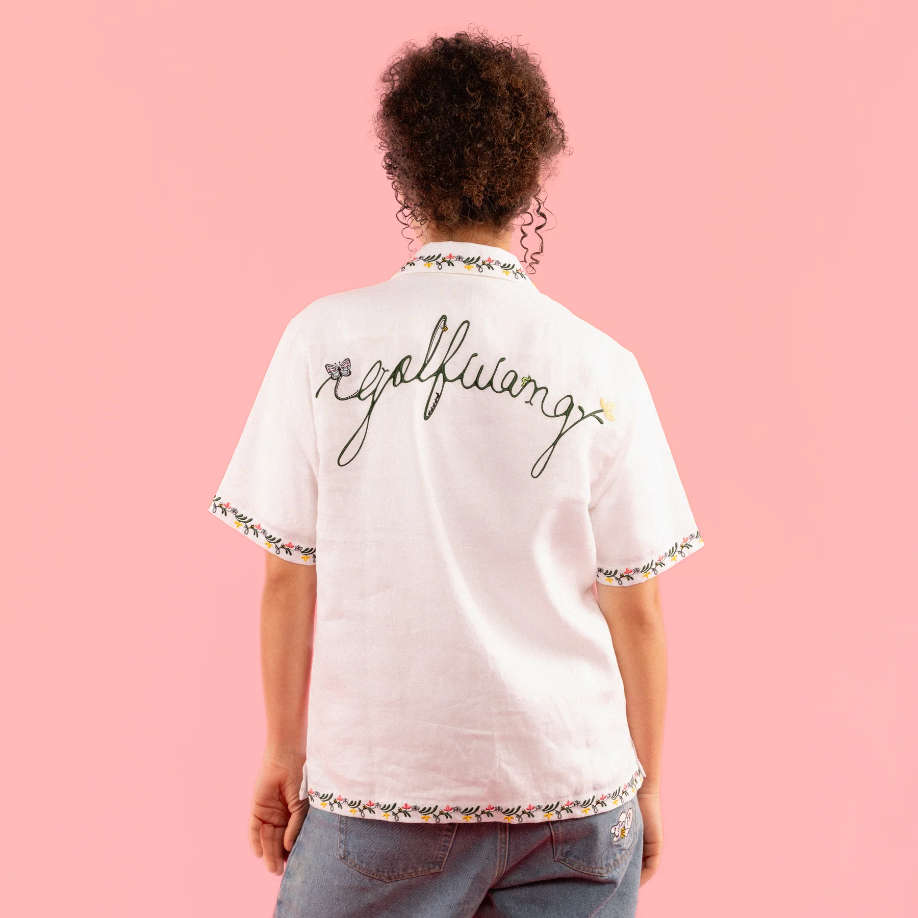 GARDEN LINEN BUTTON UP by GOLF WANG - Image 8