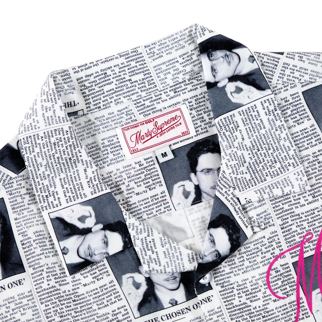 NEWSPAPER RAYON BUTTON UP by GOLF WANG - Image 3