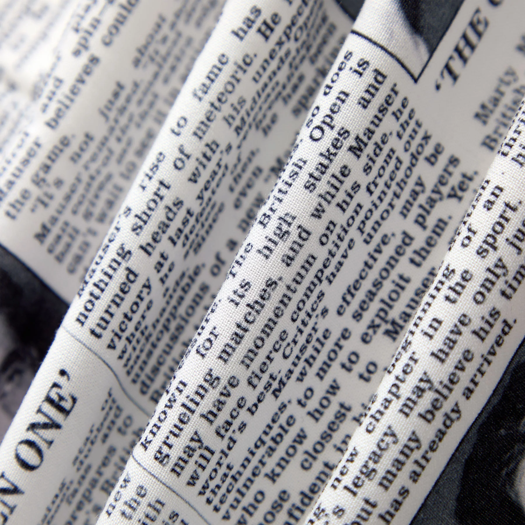 NEWSPAPER RAYON BUTTON UP by GOLF WANG - Image 4