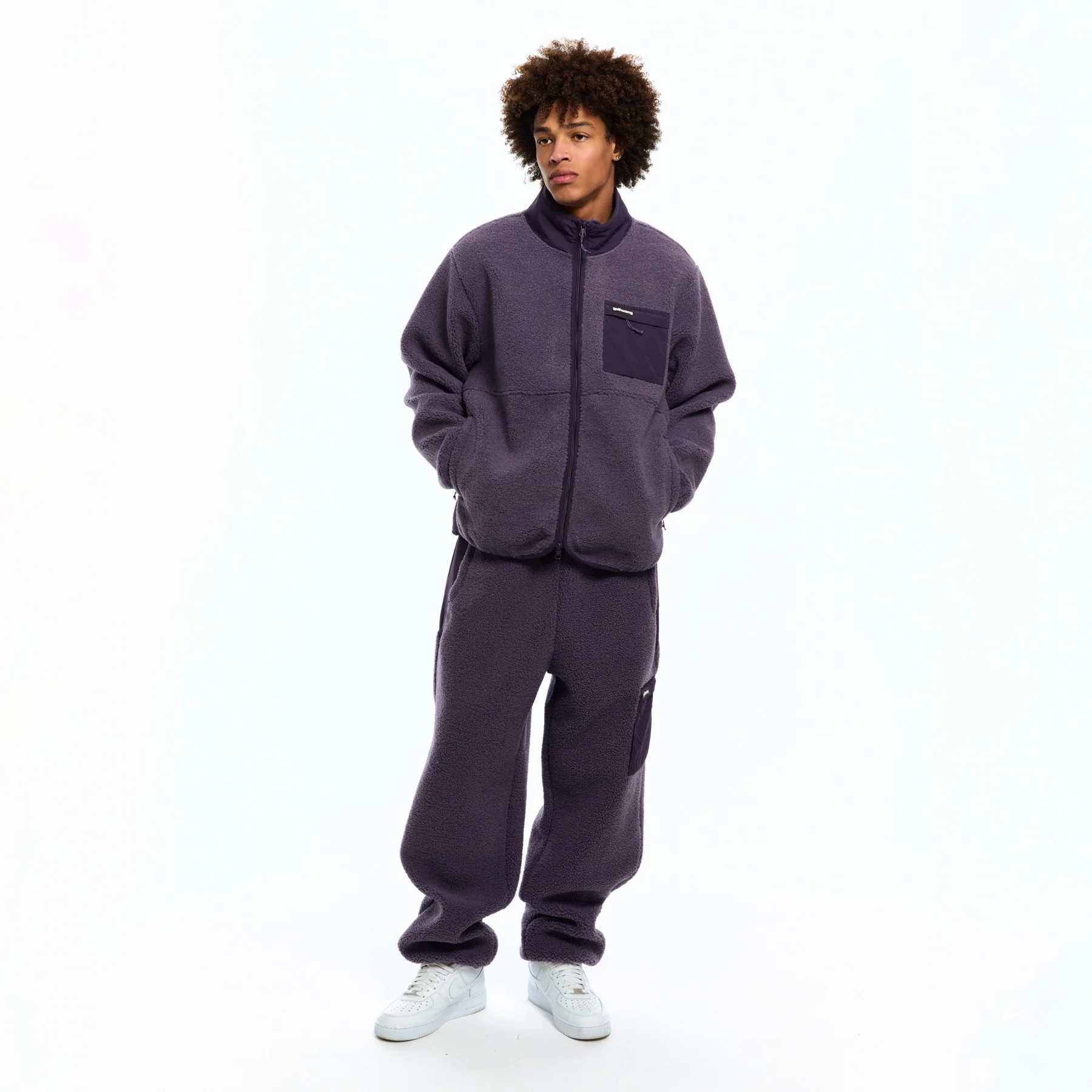 NINO PANELED SHERPA PANTS by GOLF WANG - Image 10