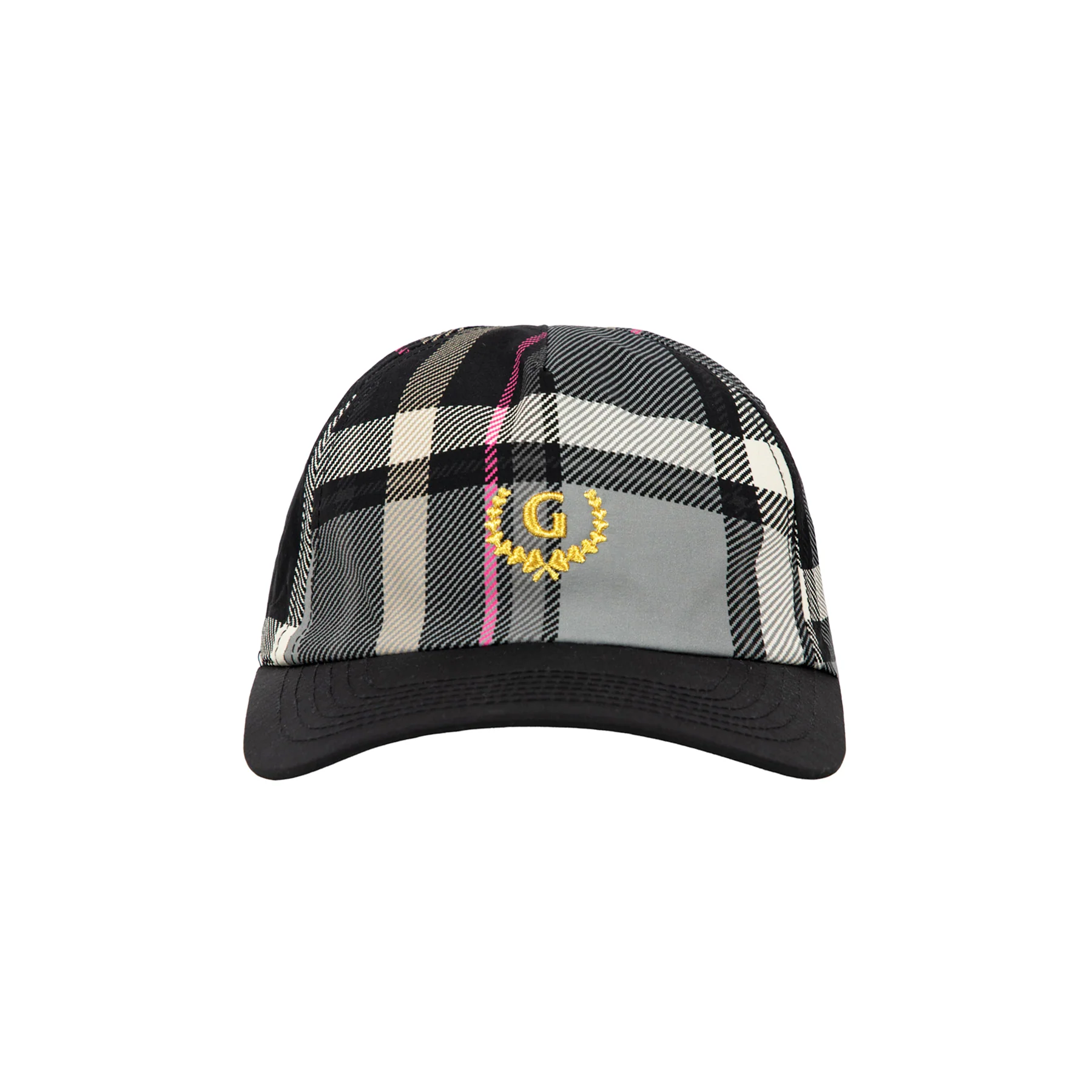 PLAID ELASTIC HAT by GOLF WANG - Image 4