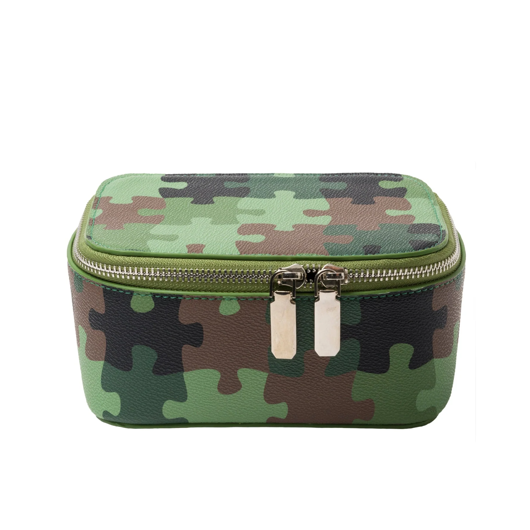 PUZZLE CAMO TOILETRY BAG by GOLF WANG - Image 3