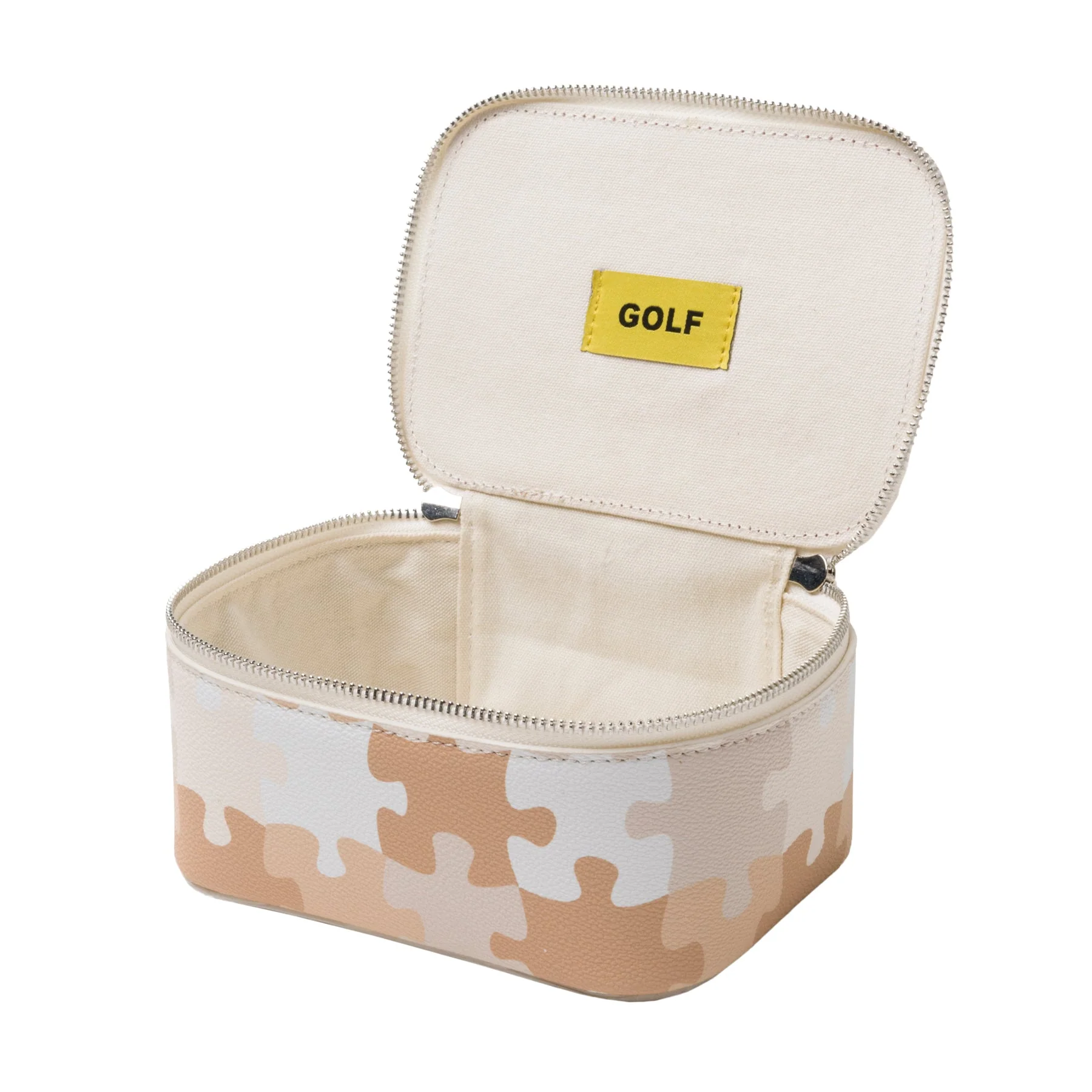 PUZZLE CAMO TOILETRY BAG by GOLF WANG - Image 4