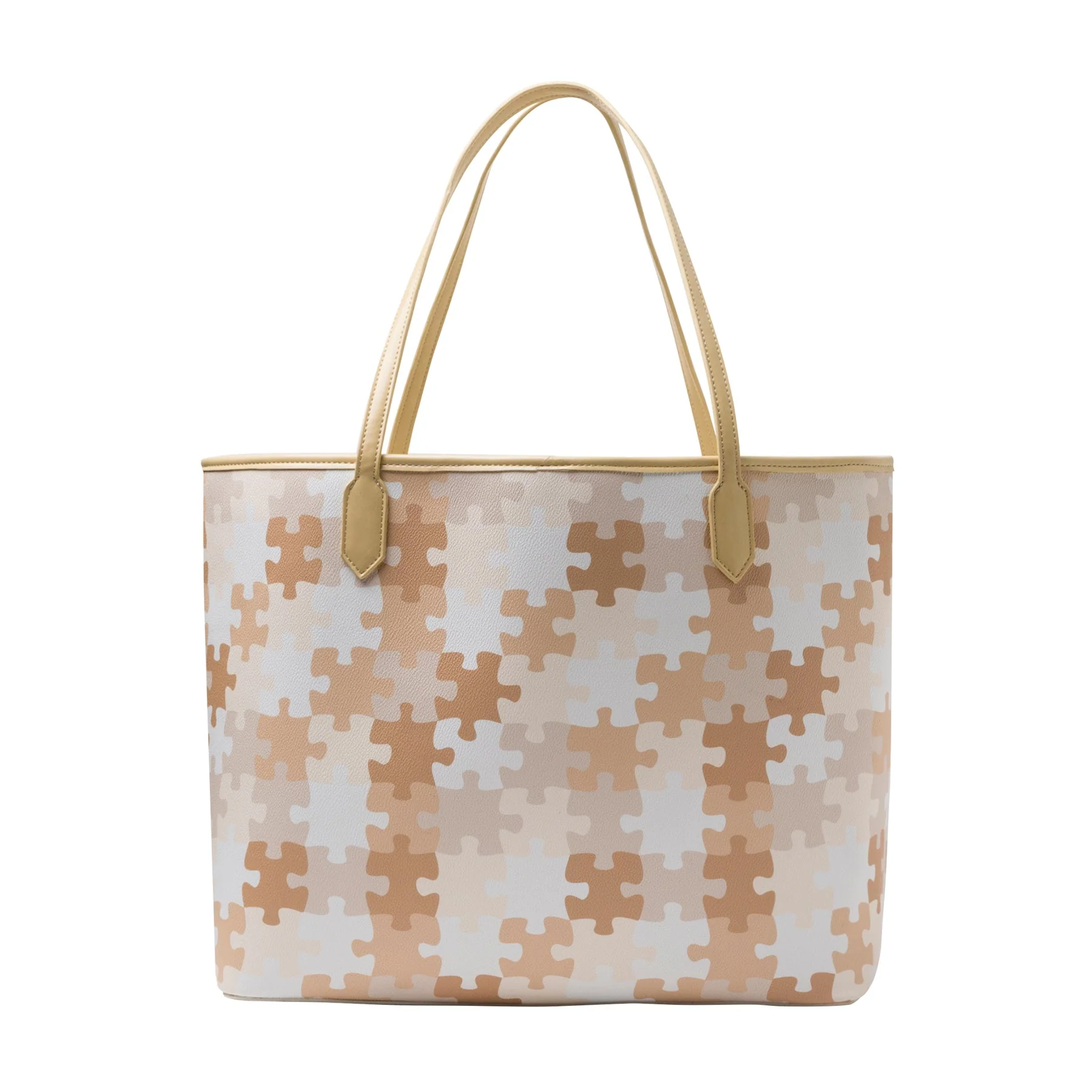 PUZZLE CAMO TOTE BAG by GOLF WANG - Image 3