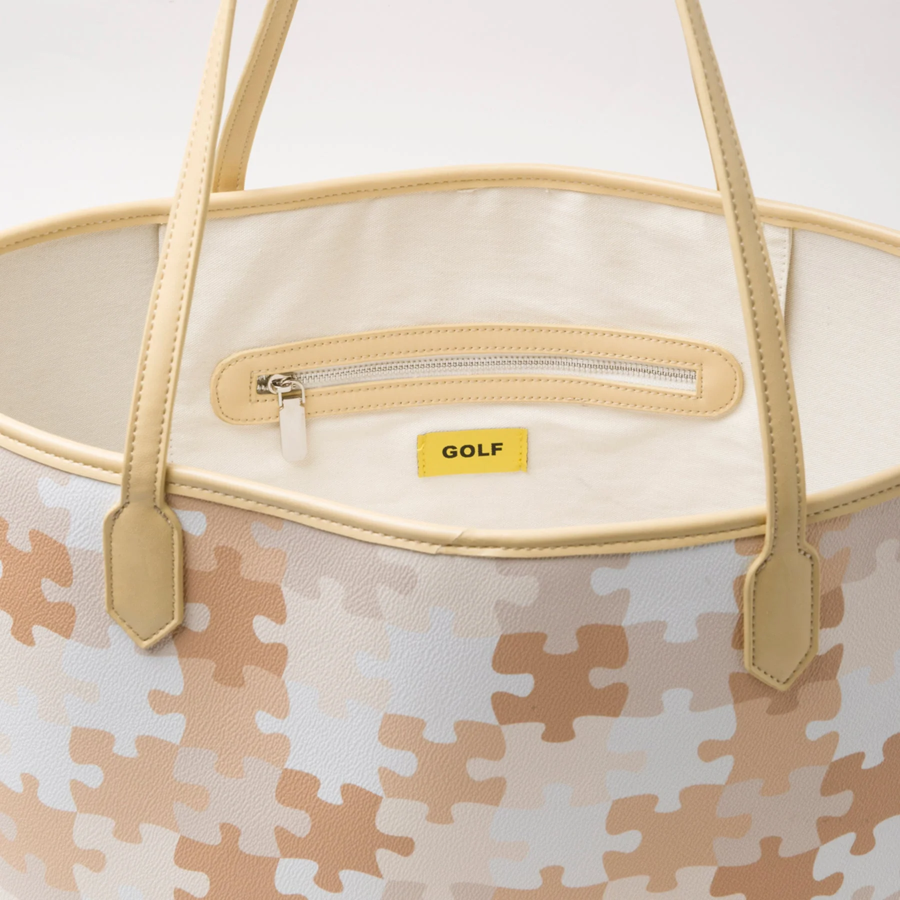 PUZZLE CAMO TOTE BAG by GOLF WANG - Image 4