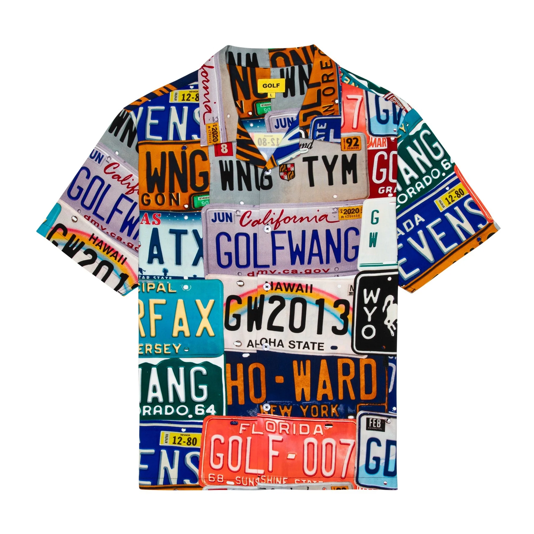 ROADTRIP RAYON BUTTON UP by GOLF WANG