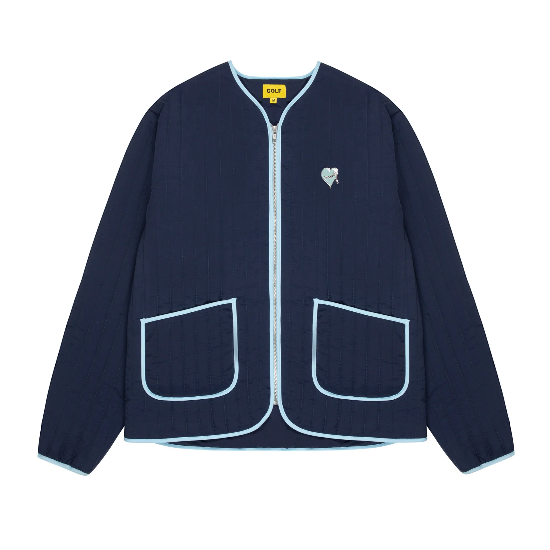 STITCHED HEART QUILTED JACKET by GOLF WANG - Image 8