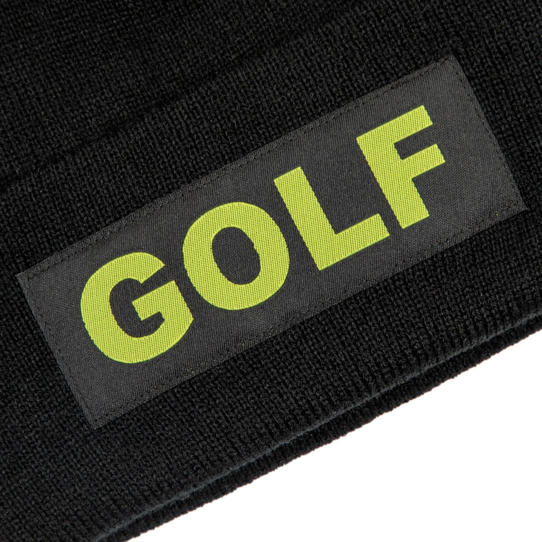 WOVEN LOGO BEANIE by GOLF WANG - Image 3